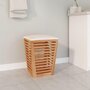 Voir la diapositive 1 : VIDAXL Tabouret de salle de bain 40,5x40,5x56 cm Bois massif de noyer