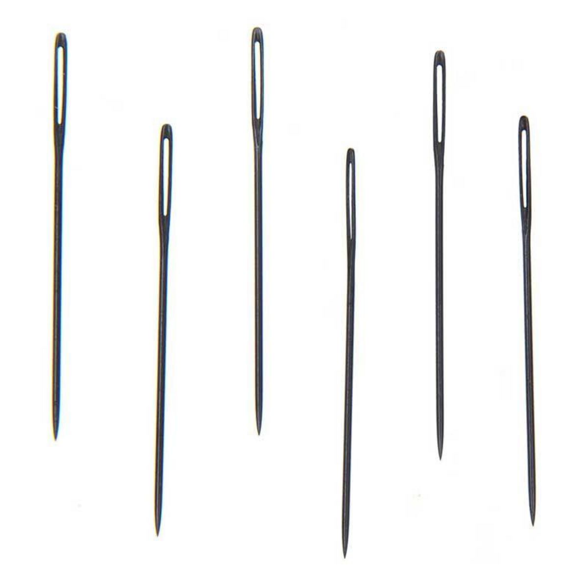RICO DESIGN 6 aiguilles à broder pointues n°24