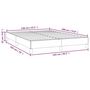 Voir la diapositive 6 : VIDAXL Cadre de lit sans matelas noir 140x190 cm velours