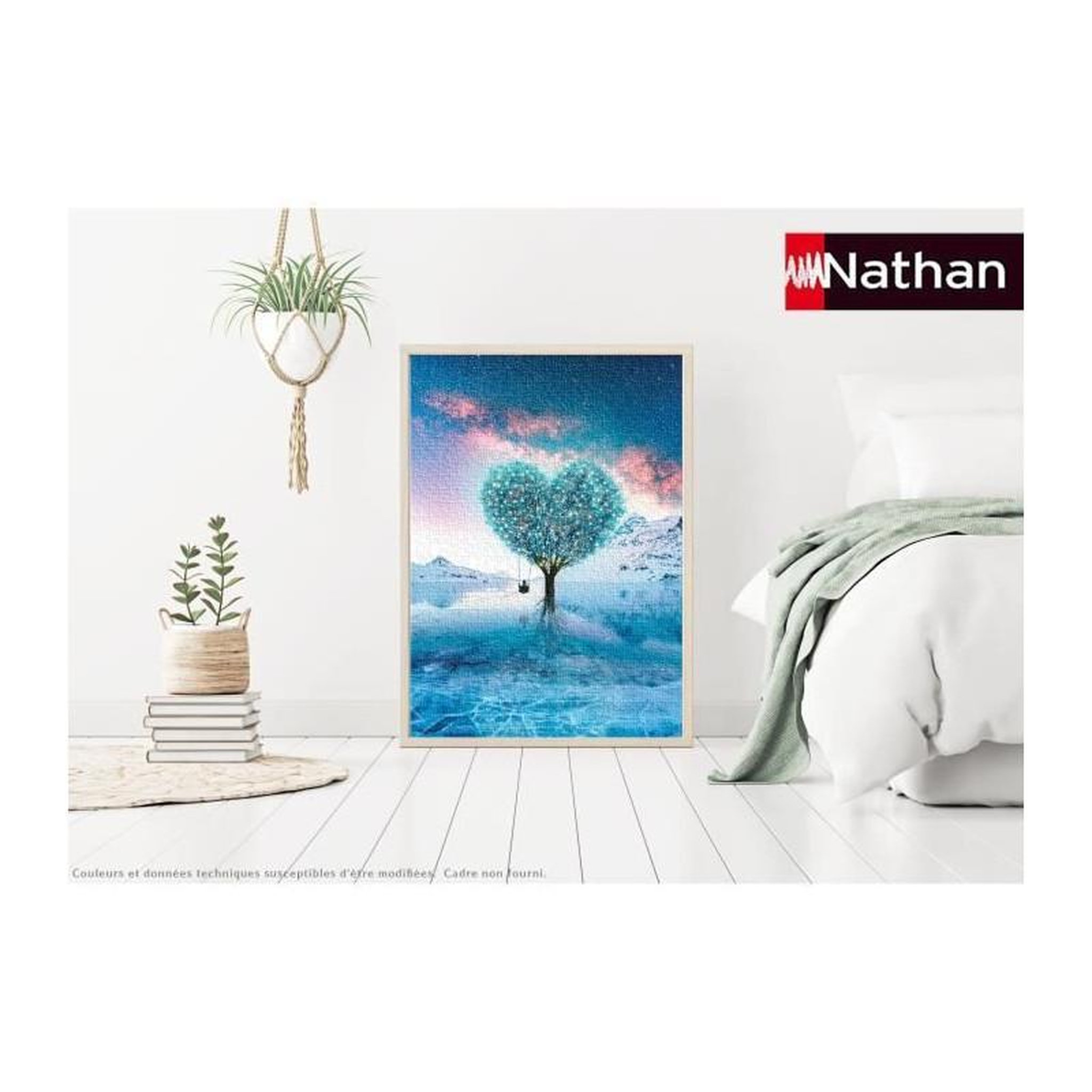 Voir la diapositive 3 : Nathan Puzzle 1000 pièces L’Arbre des rêves Diego Hernandez – Art coloré – Adultes dès 14 ans  – NATHAN