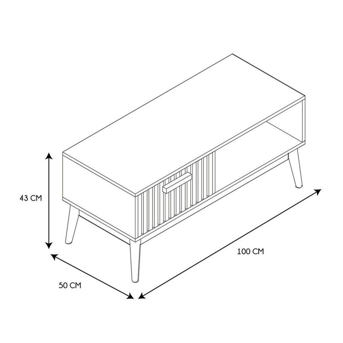 The Home Deco Factory Table basse Klaus