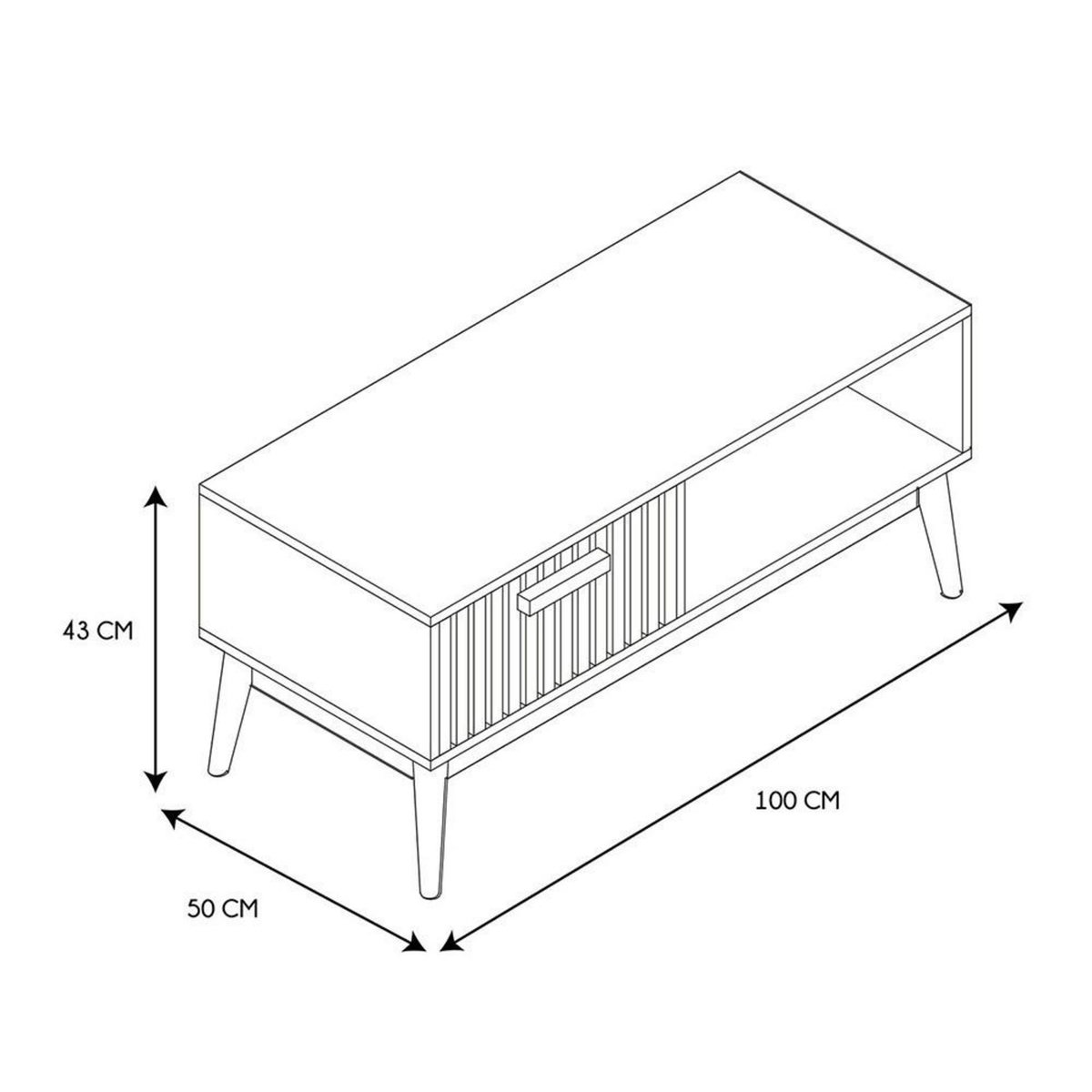 The Home Deco Factory Table basse Klaus