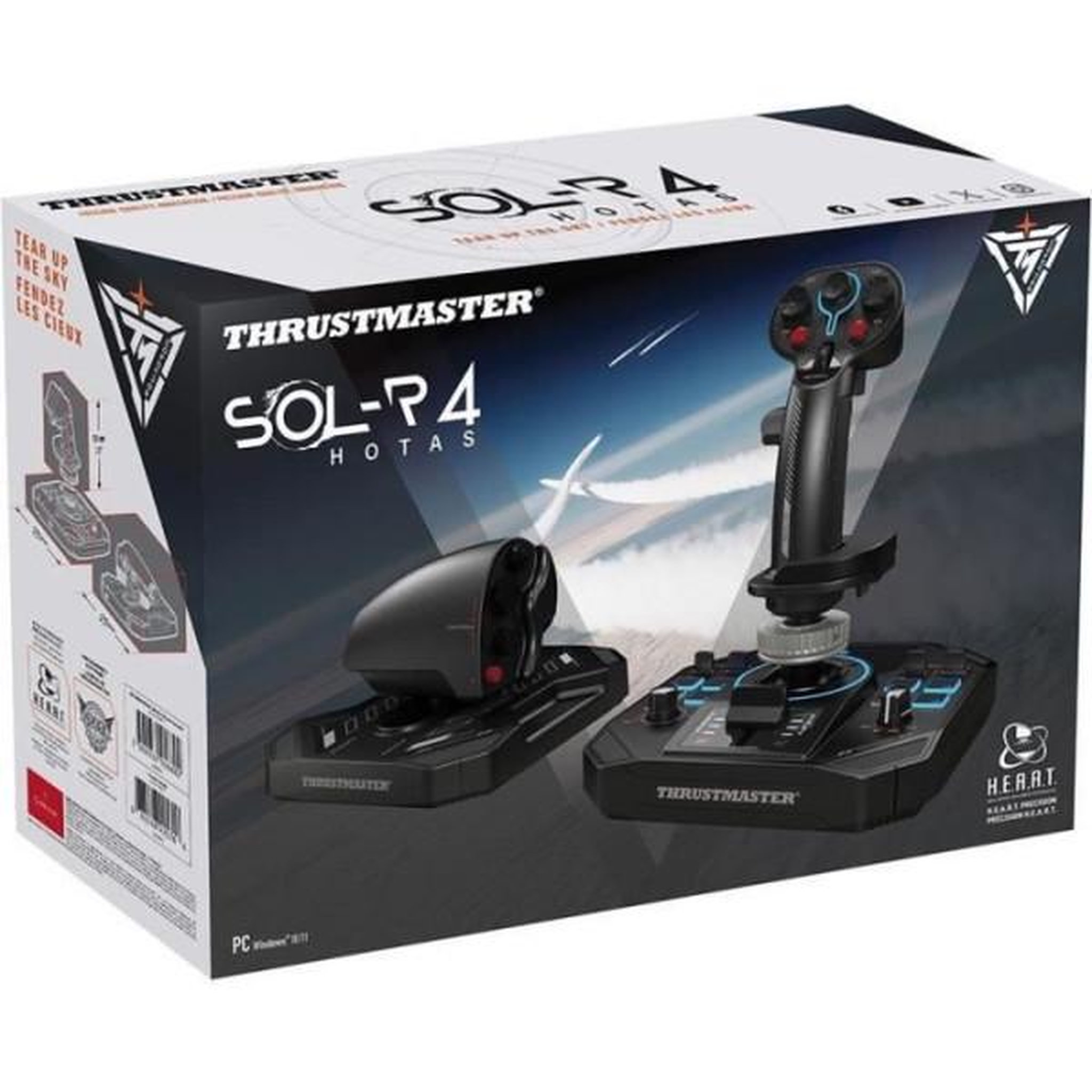 Voir la diapositive 6 : Thrustmaster Joystick et de manette des gaz - thrustmaster - sol-r 4 hotas - technologie heart