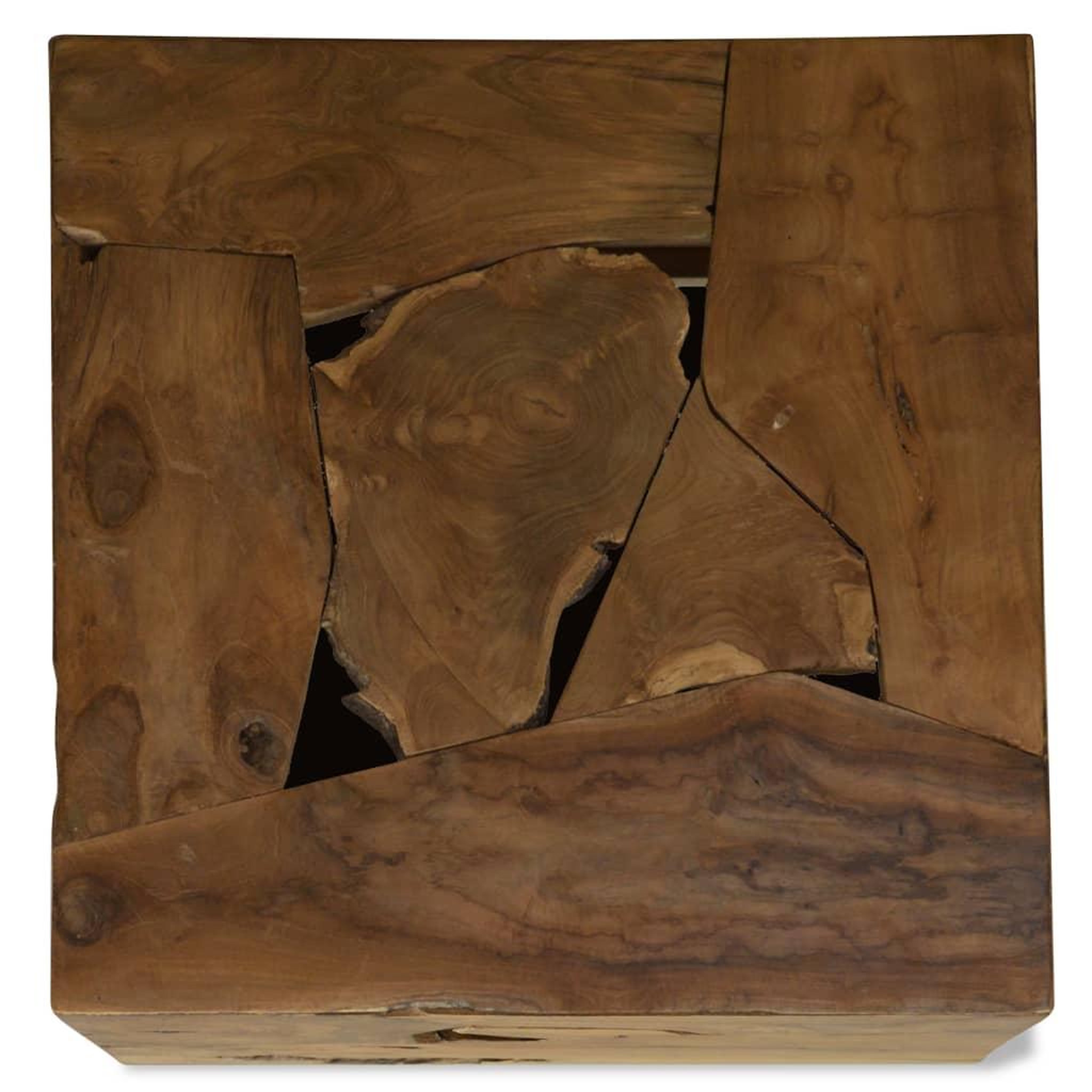 Voir la diapositive 4 : VIDAXL Table basse 50x50x35 cm teck veritable marron