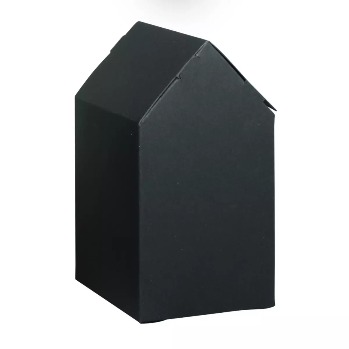 Rayher Boîte pliante Maison, noir, 7,5x7,5x14cm, kit 6 pces