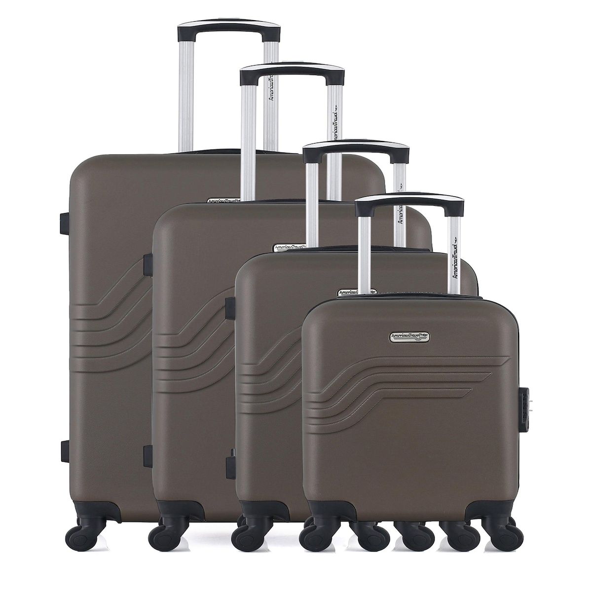 AMERICAN TRAVEL AMERICAN TRAVEL - Set de 4 Valises QUEENS-M 75 cm 4 Roues