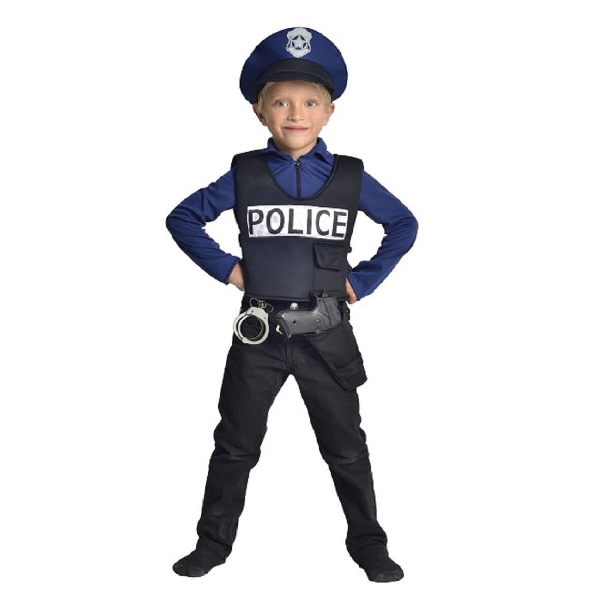 CESAR Déguisement Policier taille 3/5 ans 
