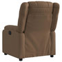 Voir la diapositive 4 : VIDAXL Fauteuil inclinable electrique Marron Tissu