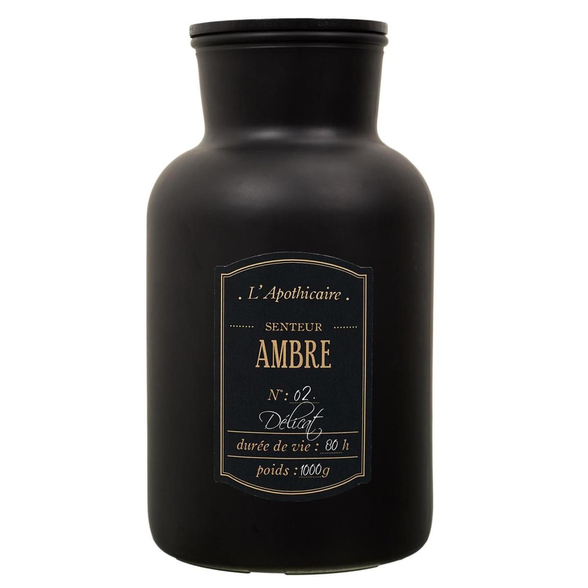 The Home Deco Factory Bougie parfumée vintage  apothicaire  1000g ambre