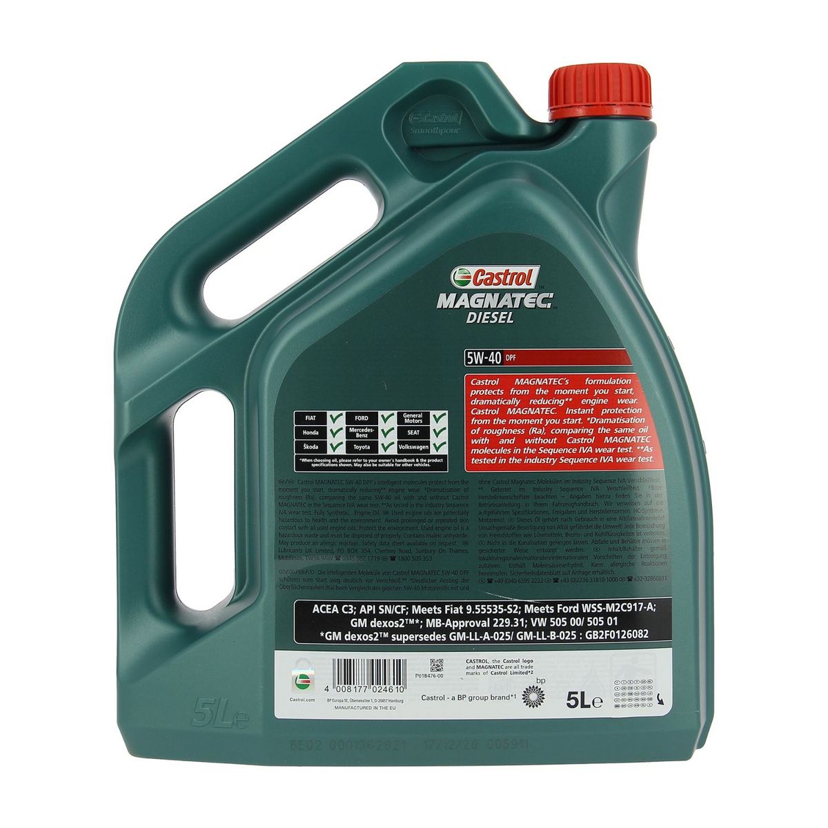 Castrol Huile moteur CASTROL Magnatec 5W-40 DPF 5L