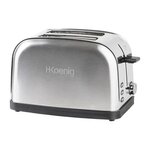 HKOENIG Grille-pain deux tranches - HKoeNIG - TOS7 - 850 W - Acier inoxydable