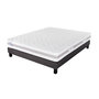 Voir la diapositive 1 : PRESTIGE Collection Ensemble matelas ressorts TEMPO GREY + sommier déco gris 140x190 cm 