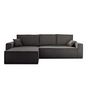 Voir la diapositive 6 : BEST MOBILIER Dellia - canapé d'angle réversible convertible - avec coffre - en velours côtelé - 4 places