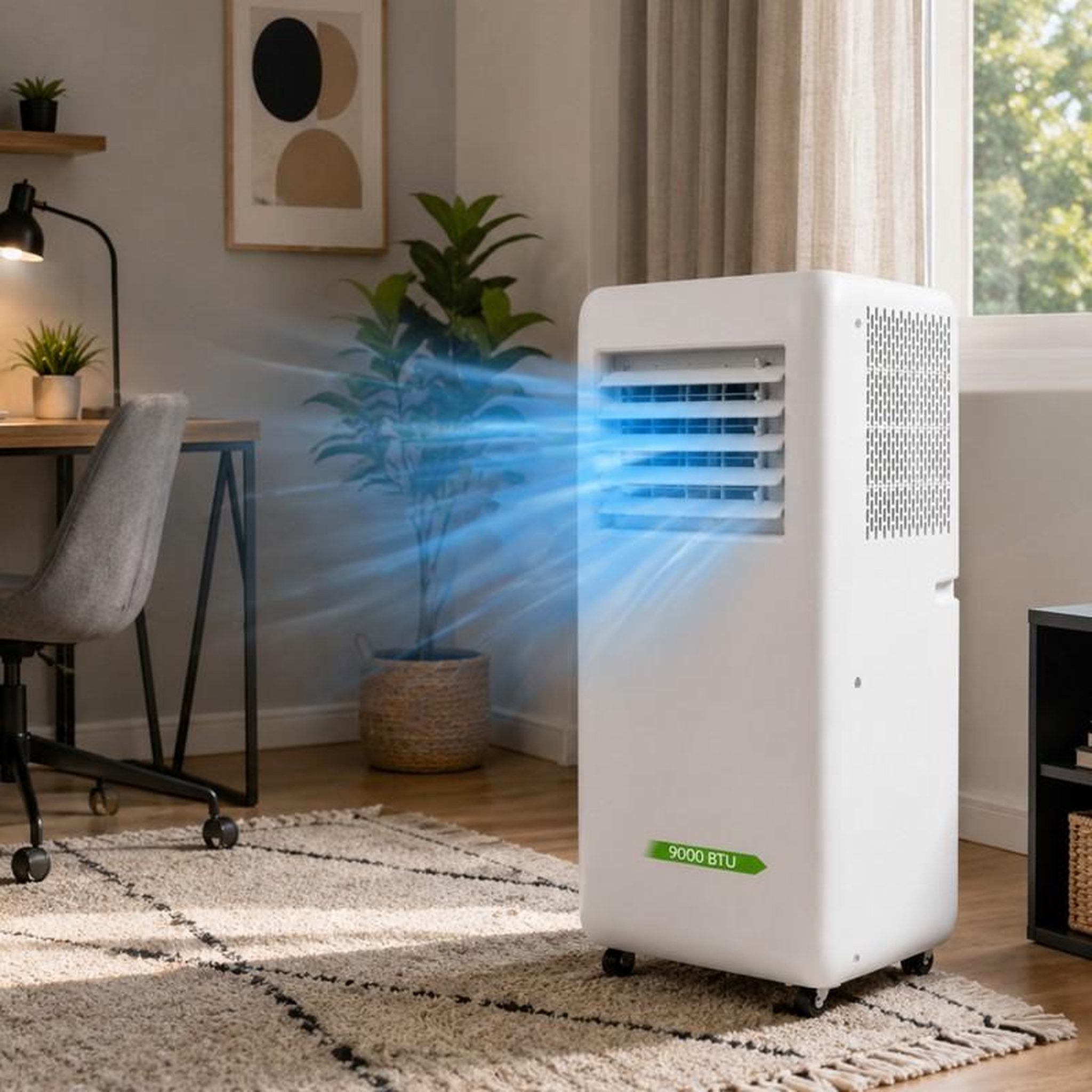 Voir la diapositive 6 : Climatiseur portable - 9000 btu - 3 fonctions