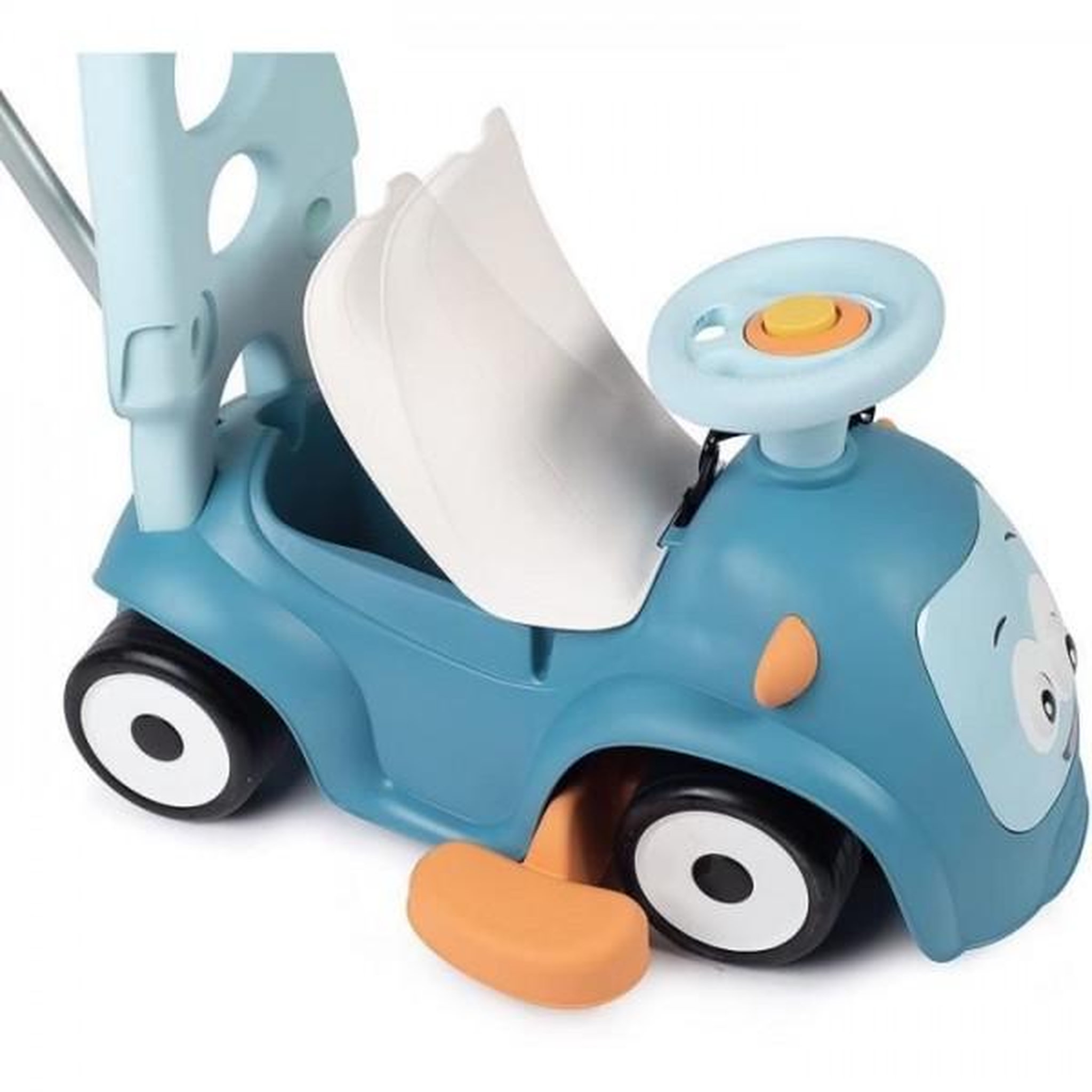 Voir la diapositive 3 : SMOBY Porteur Trotteur Smoby -  Maestro Balade Bleu - Pour Enfant Des 6 Mois - Evolutif - Roues Silencieuses - Klaxon
