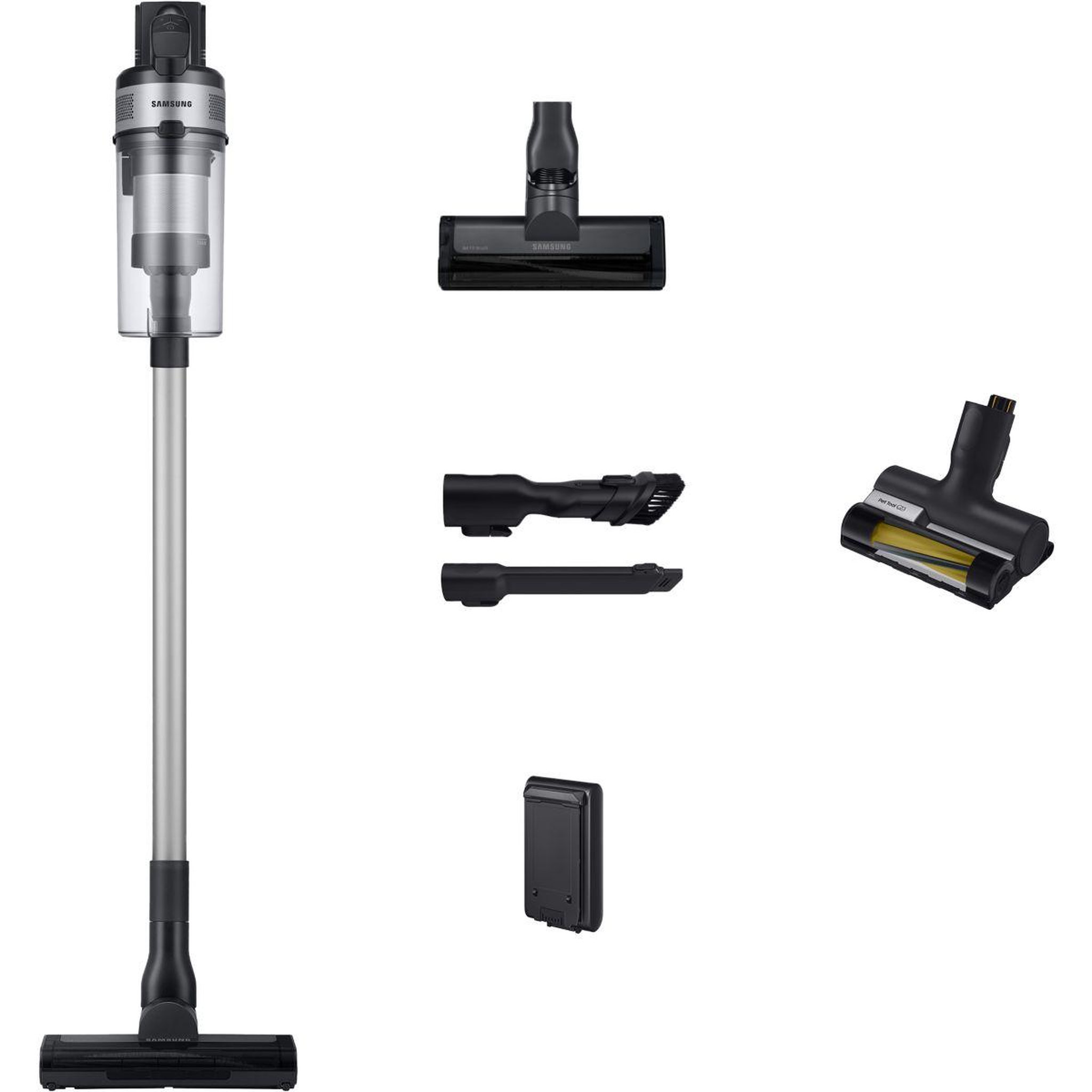 Voir la diapositive 2 : Samsung Aspirateur balai jet 65 pet vs15a60bgr5