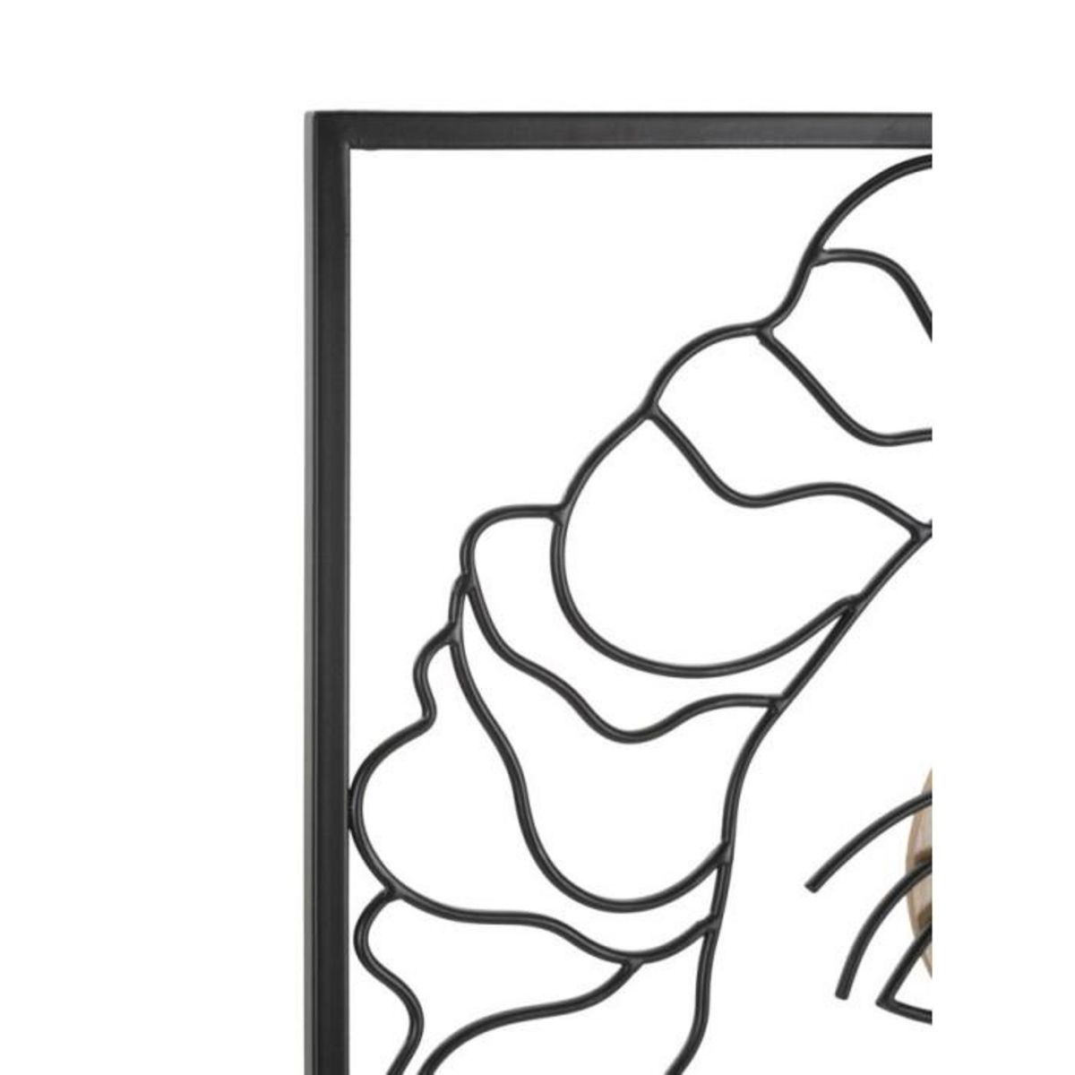 Paris Prix Décoration Murale Encadrée  David Face  80cm Naturel & Noir