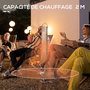 Voir la diapositive 4 : OUTSUNNY Chauffage extérieur infrarouge 1500 W - chauffage radiant sur pied avec poignée - dim. Ø 21 x 75H cm - alliage alu.