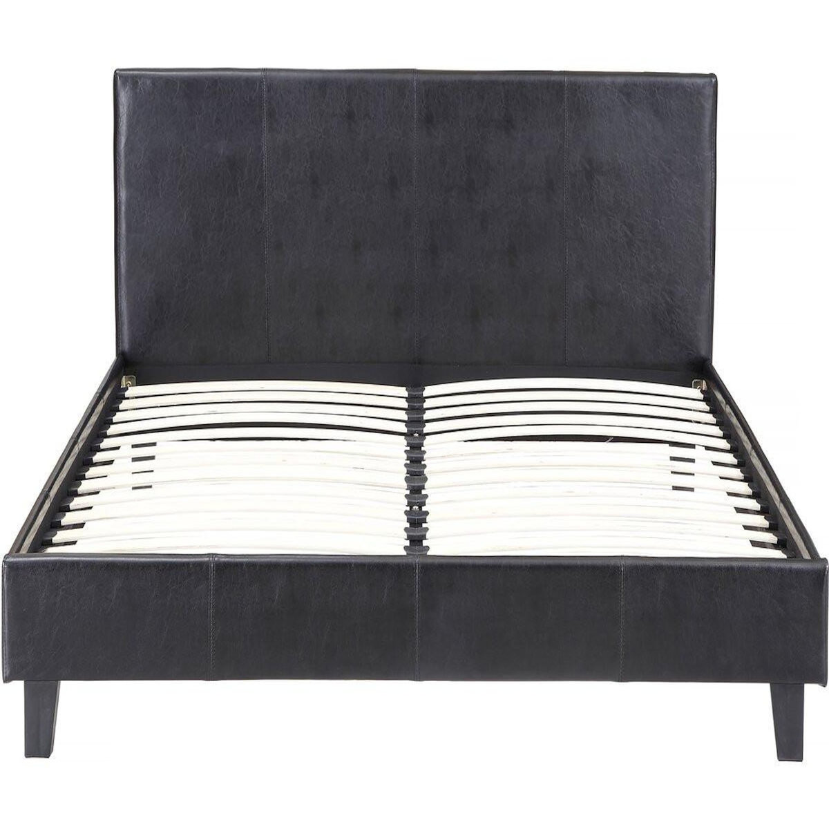 Habitat et Jardin Lit  Lina  - 160 x 200 cm - Noir