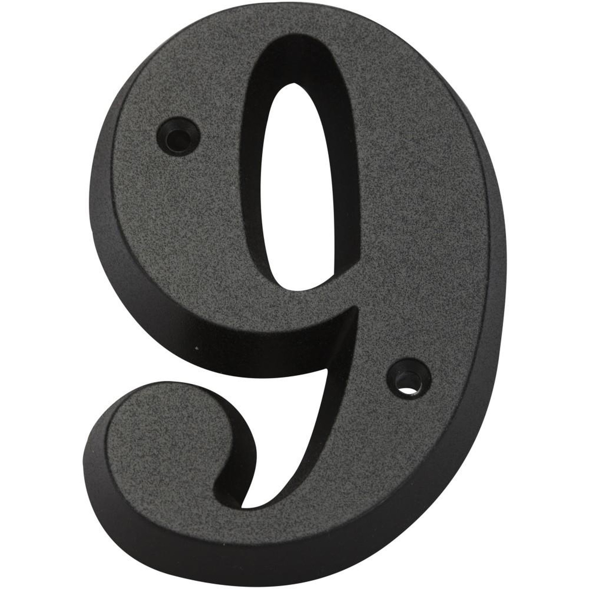 CENTRALE BRICO Chiffre 9 en zamak mat H.8 x l.4.5 cm