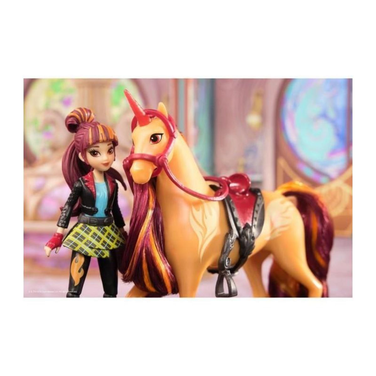Spin Master SPIN MASTER COFFRET LICORNE ET POUPEE CINDER ET VALENTINA Unicorn Academy