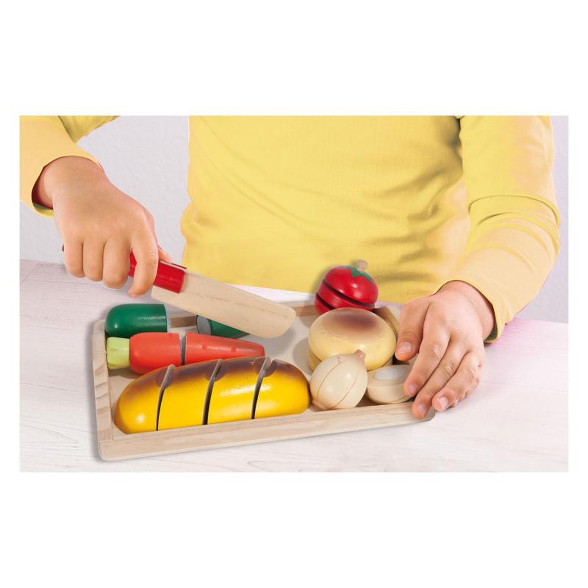 Voir la diapositive 4 : Eichhorn Eichhorn Wooden Cutting Set, 8pcs. 100003731