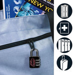 Master lock 1509EURDKISS Cadenas à Combinaison avec Motif Imprimé, Bouche, 6,2 x 3,2 x 1,4 cm