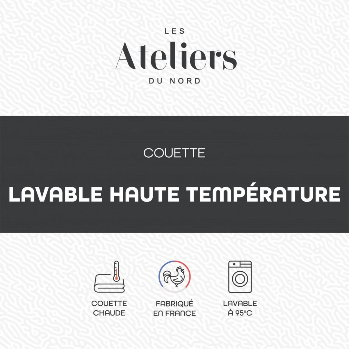 ATELIERS DU NORD Couette Chaude Lavage Haute Température