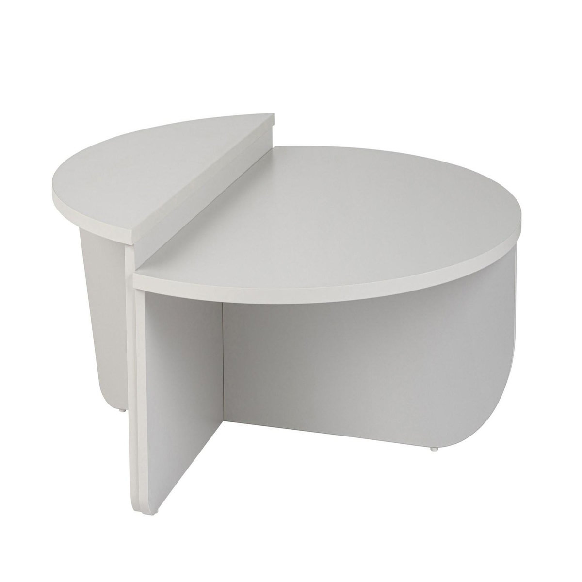 Habitat et Jardin Table basse en bois  Orion  90 x 60 x 30 cm - Blanc de bois
