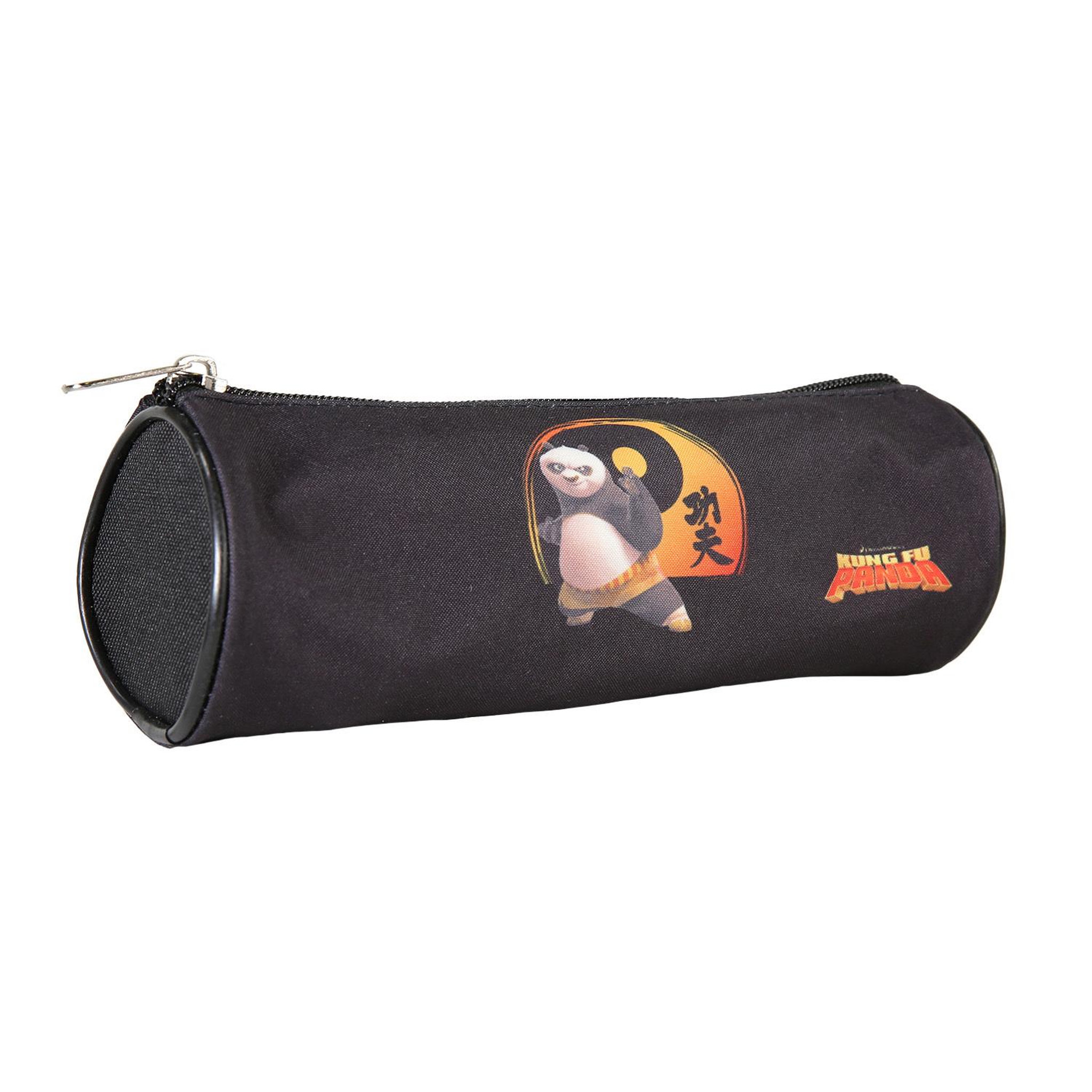 Voir la diapositive 2 : Bagtrotter Trousse ronde noire Kung Fu Panda - Bagtrotter