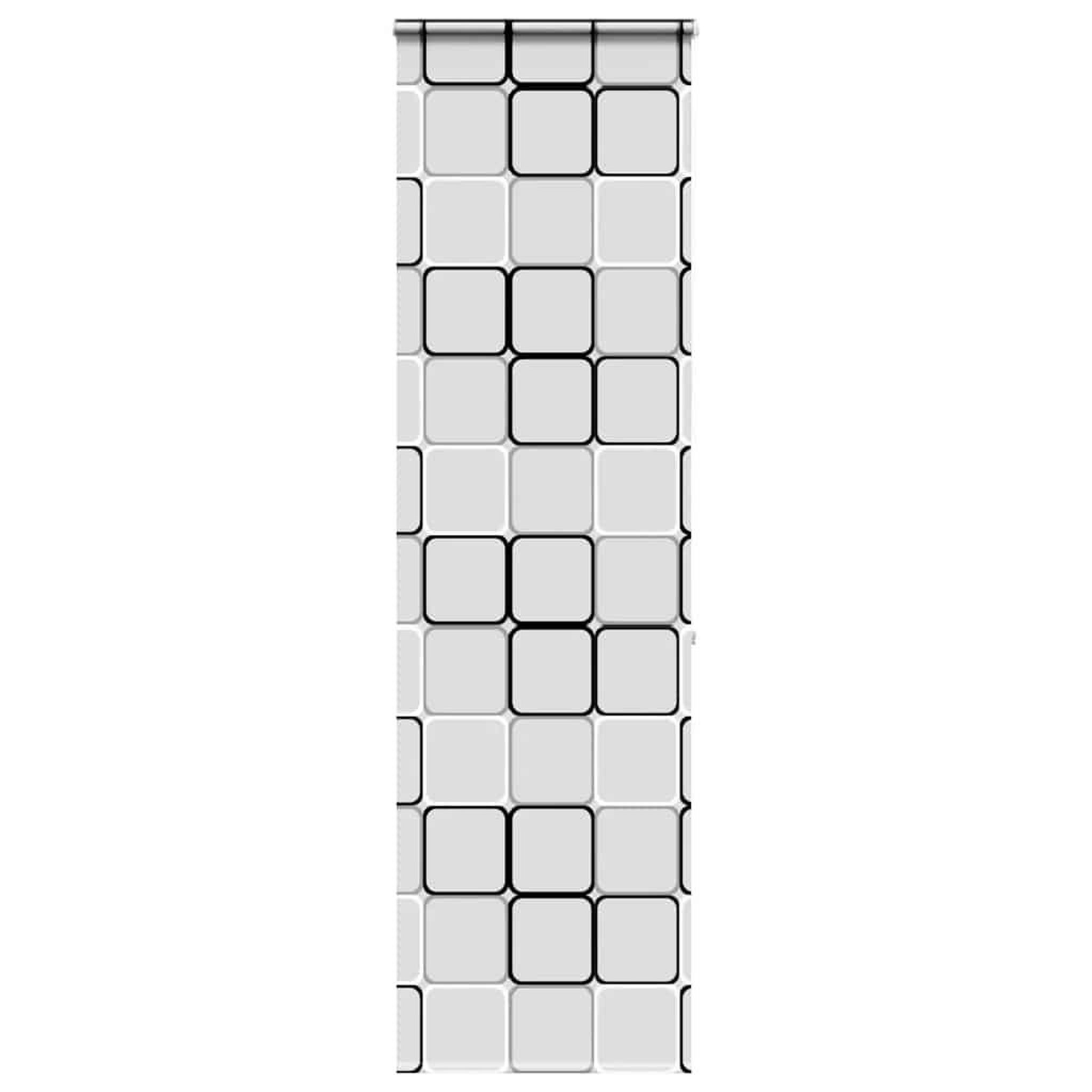 VIDAXL Store enrouleur de douche avec cassette largeur du tissu 66 cm