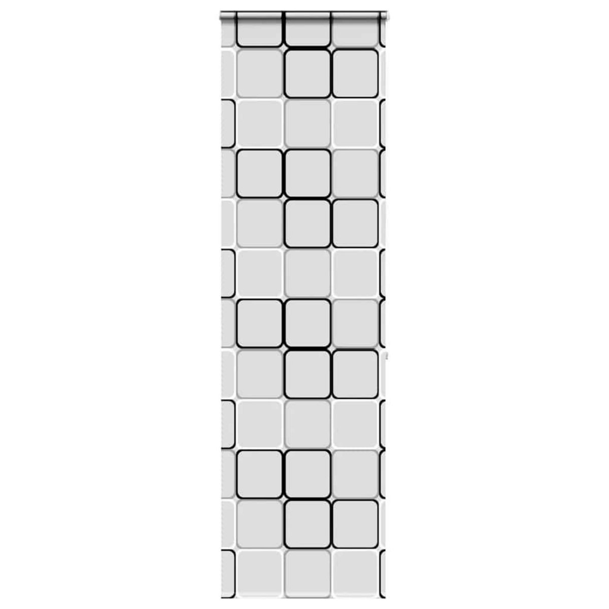 VIDAXL Store enrouleur de douche avec cassette largeur du tissu 66 cm