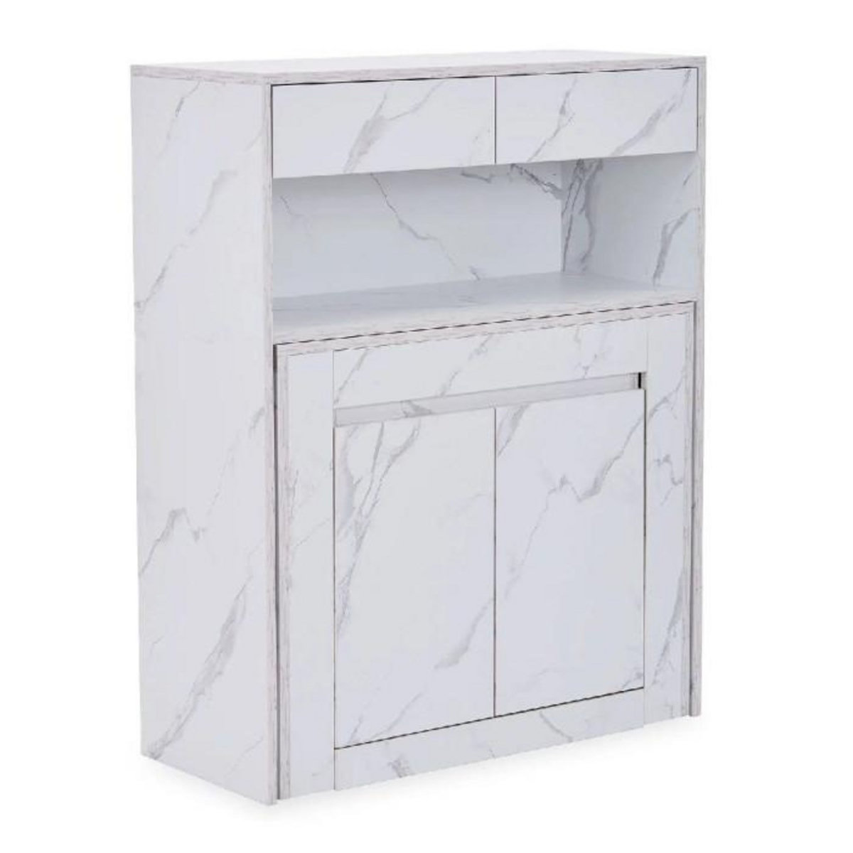 Paris Prix Console Extensible  Malavita  40-176cm Blanc