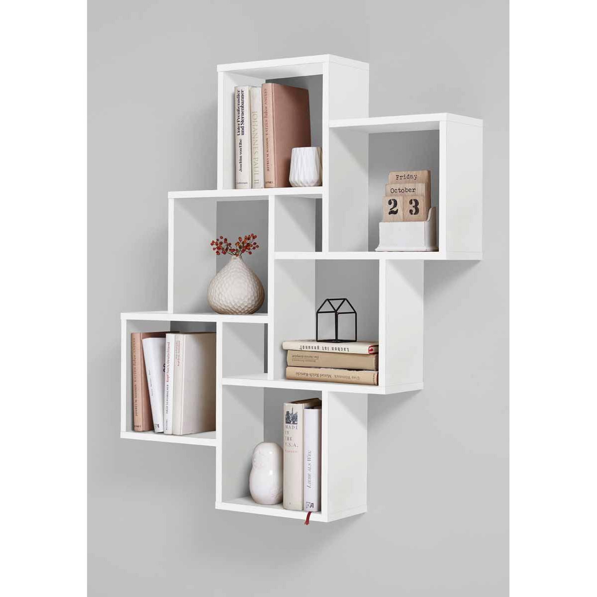 Voir la diapositive 3 : Paris Prix Étagère murale design  riolo  94cm blanc