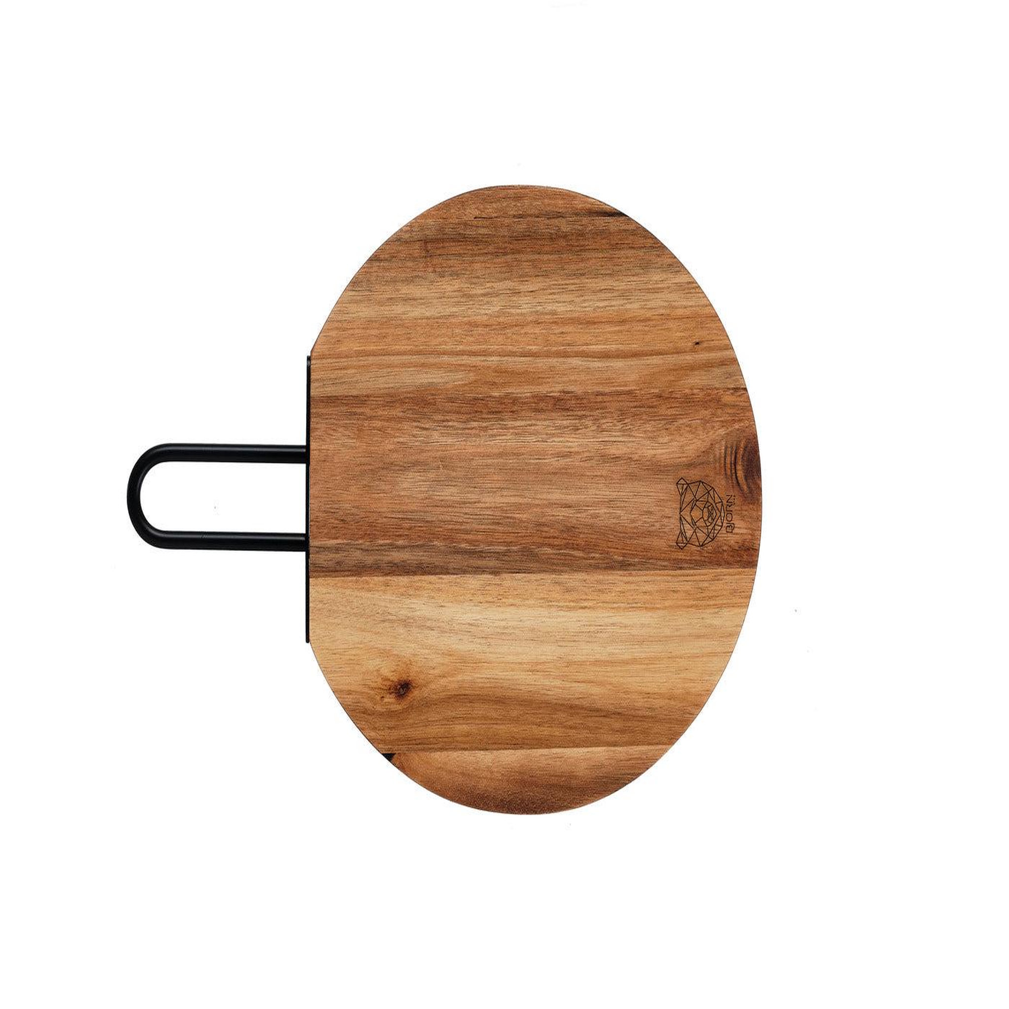 Voir la diapositive 3 : BJORN Planche à découper en bois d'acacia STINE - Ø26cm