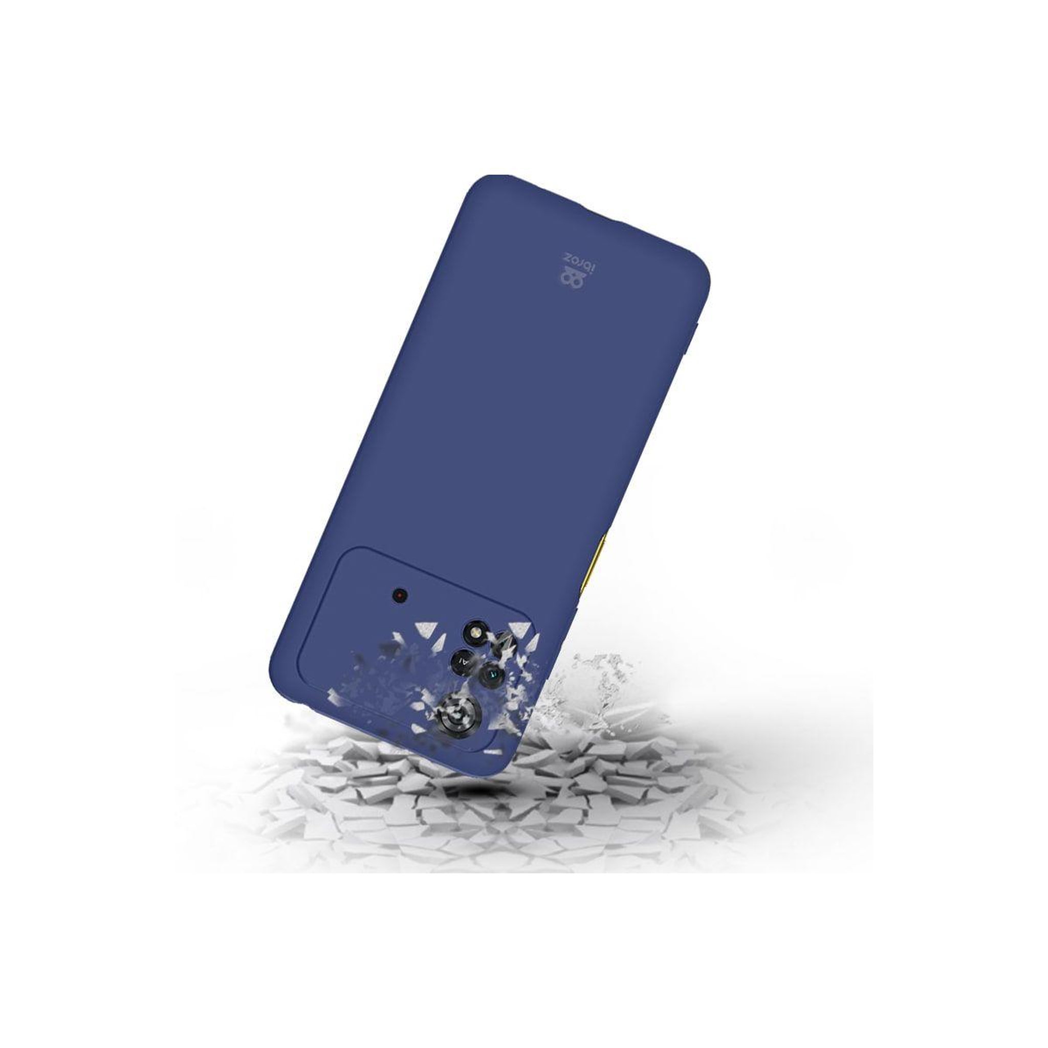 Voir la diapositive 3 : IBROZ Coque xiaomi poco m4 pro 4g silicone bleu