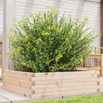 VIDAXL Jardiniere 80x80x23 cm bois de pin massif