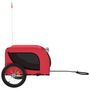Voir la diapositive 5 : VIDAXL Remorque de velo pour animaux de compagnie rouge et noir