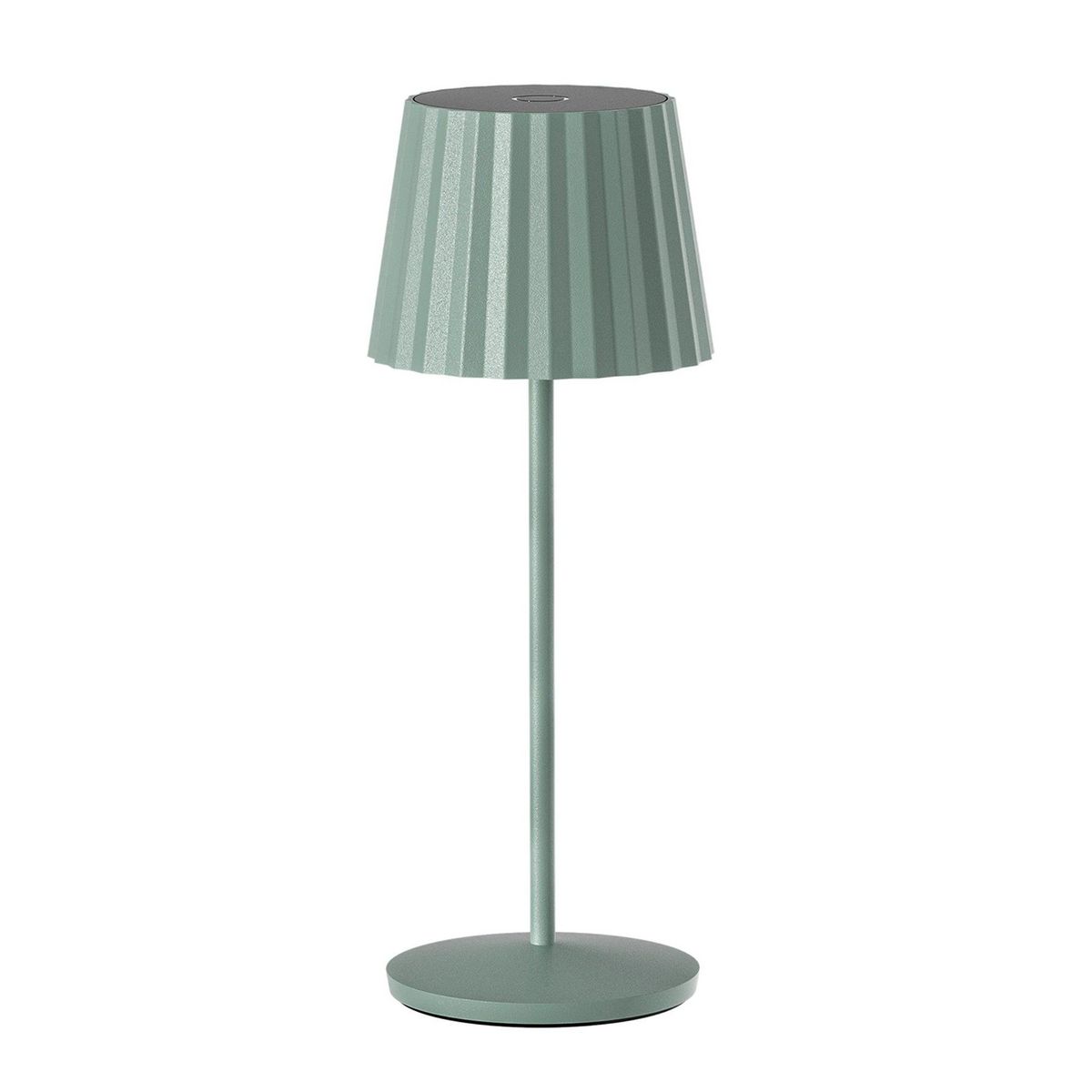 Lumisky Lampe de table sans fil LED ABBY Vert olive Aluminium