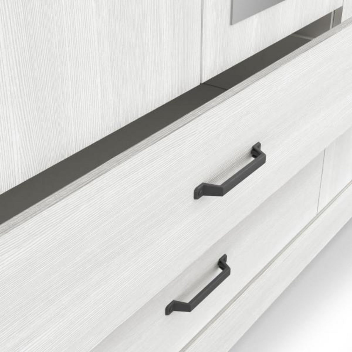 Demeyere Armoire de chambre - COTTAGE - Chene Kronberg / Blanc - 3 portes - 148,6 x 57,1 x 199,6 cm