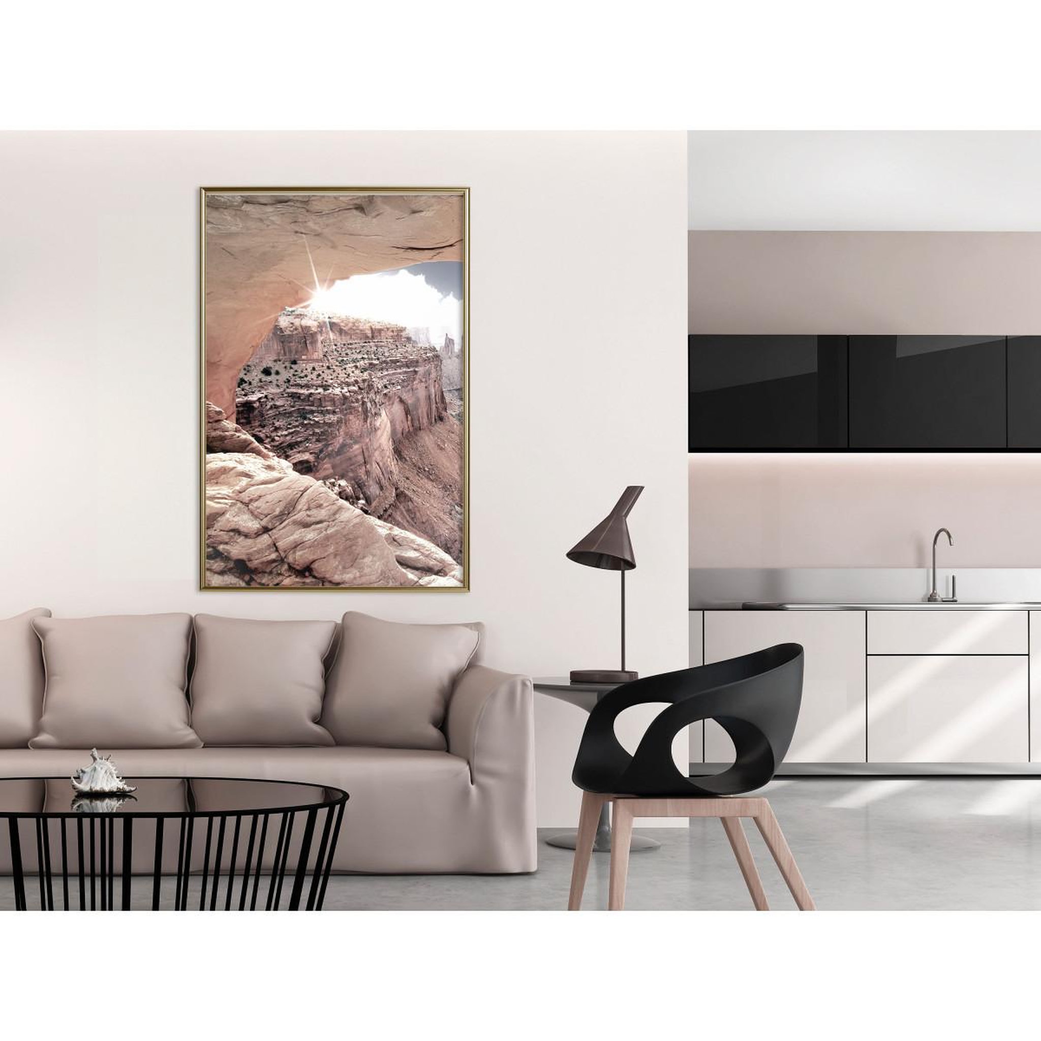 Voir la diapositive 2 : Paris Prix Affiche murale encadrée  beauty of the canyon