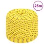 Voir la diapositive 1 : VIDAXL Corde de bateau Jaune 8 mm 25 m Polypropylene