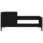 Voir la diapositive 5 : VIDAXL Table basse Noir 100x50x45 cm Bois d'ingenierie