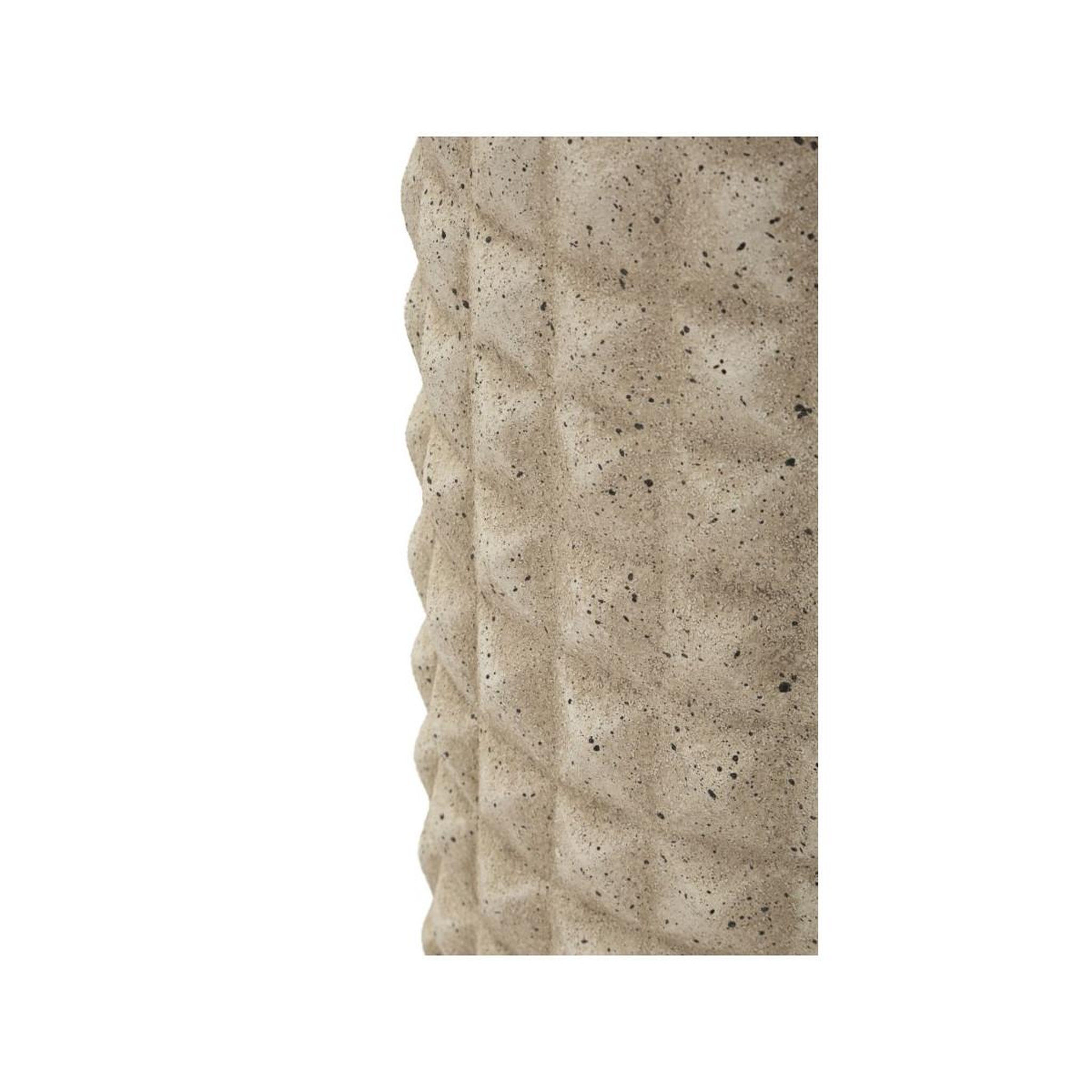 Voir la diapositive 4 : Paris Prix Vase design effet sable  sand  110cm beige