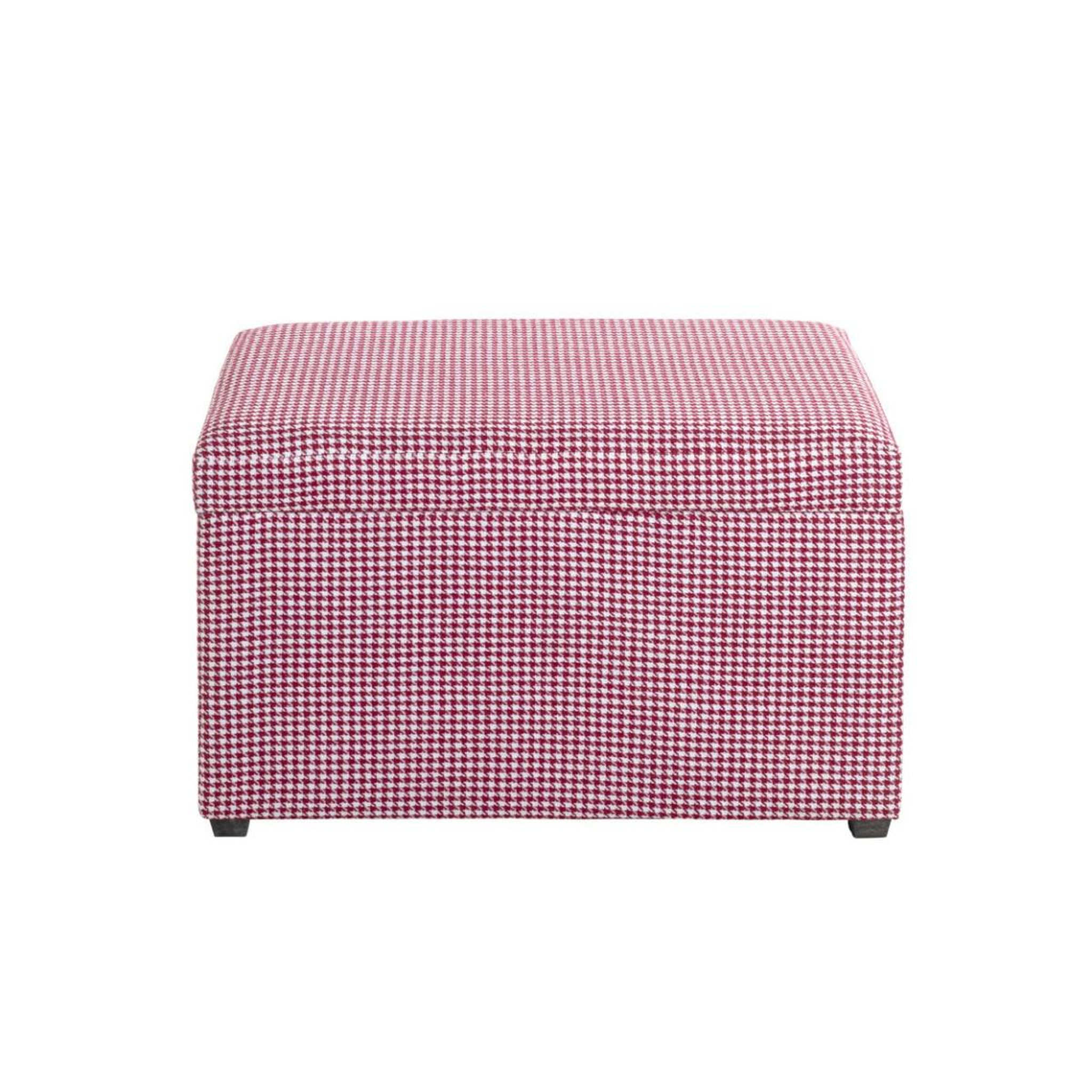 Voir la diapositive 2 : Paris Prix Coffre de rangement  aghana  65cm rose & blanc