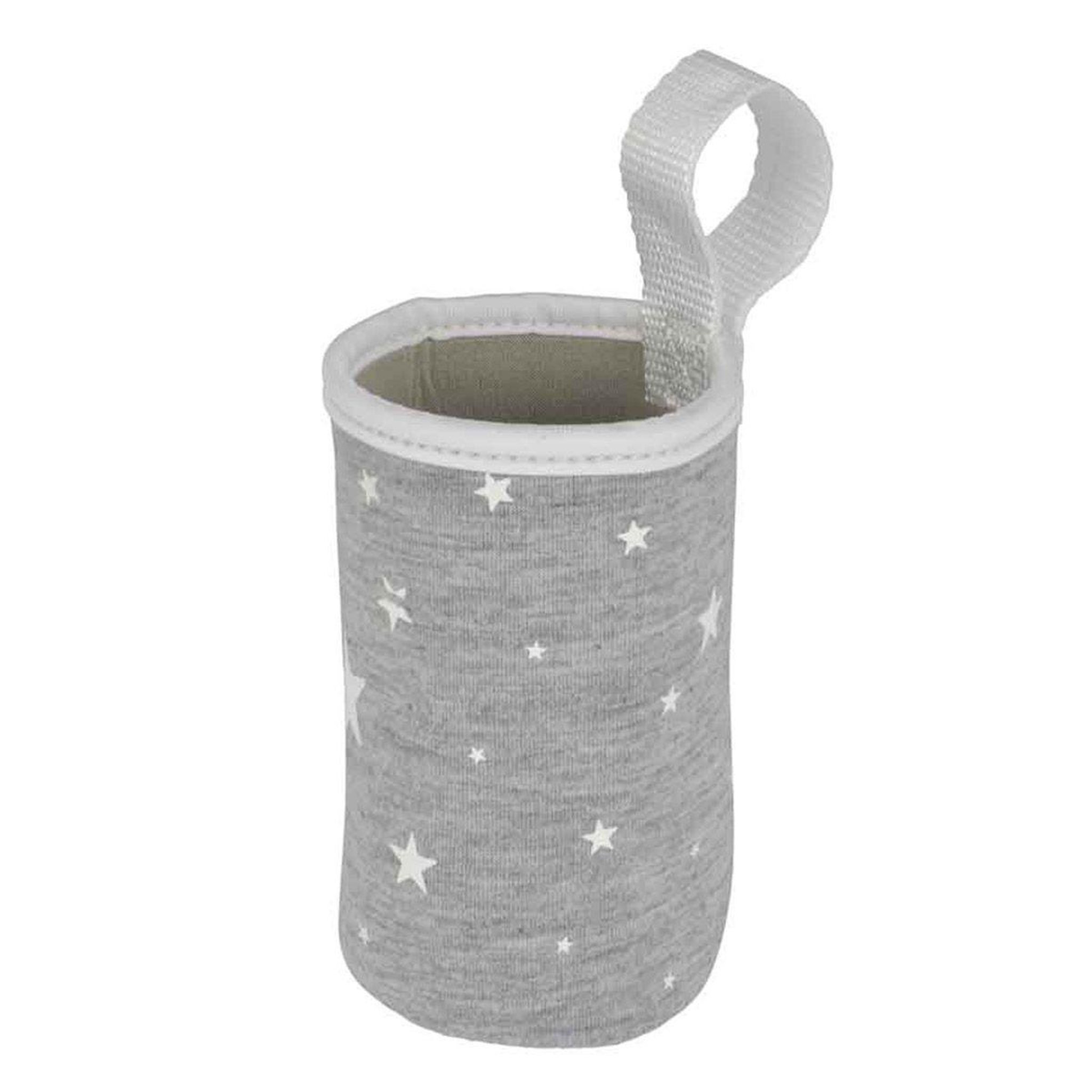Voir la diapositive 1 : BEBE DOUCEUR Housse de protection pour biberon  col large  11cm gris