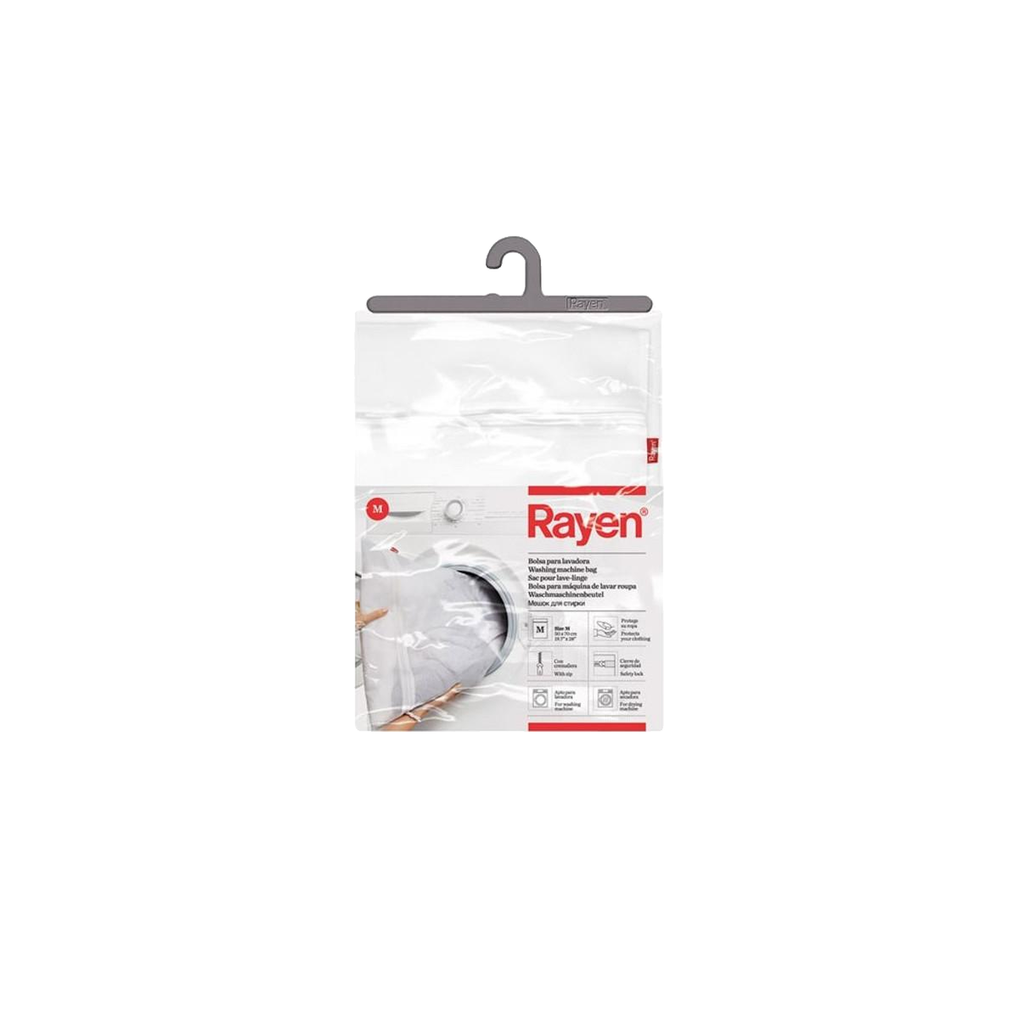 Voir la diapositive 2 : Rayen Sac à linge Rayen M 50 x 70 cm blanche
