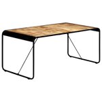 VIDAXL Table de salle a manger 180x90x76 cm Bois de manguier brut