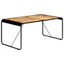 Voir la diapositive 1 : VIDAXL Table de salle a manger 180x90x76 cm Bois de manguier brut