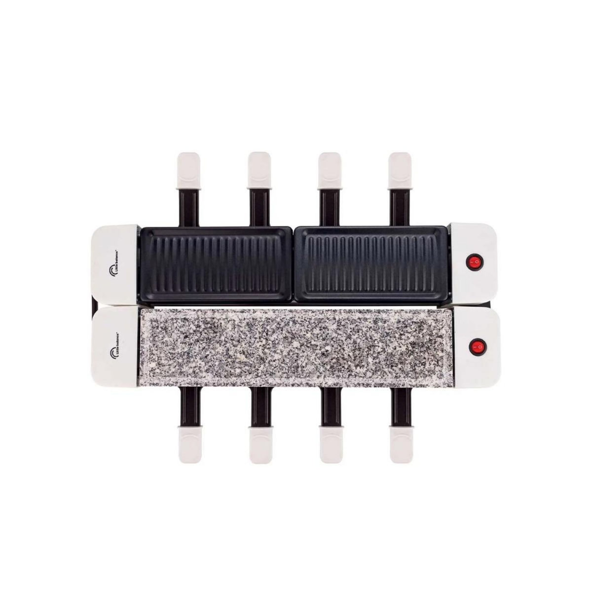 LITTLE BALANCE Raclette / gril.2x4pers.1200w. - 8502